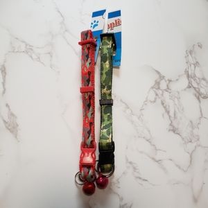 Medium adjustable cat collar bundle.